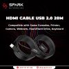 HDMI Cable USB 2.0 20M